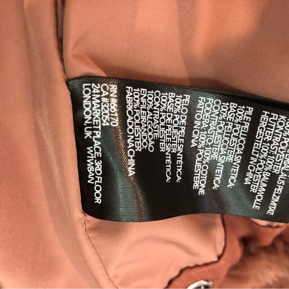 Urban Outfitters Oversized Faux Fir Snap Front Collared Coat - Picture 6 of 7